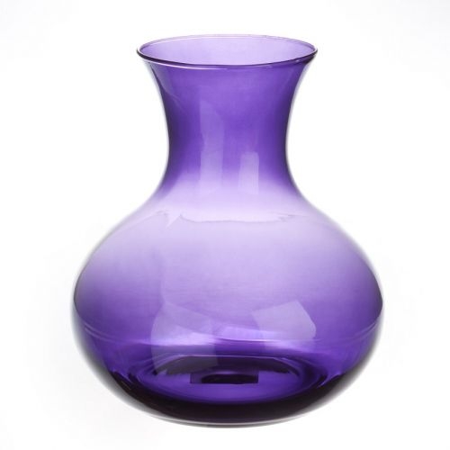 Dekoria Szklany wazon fioletowy wys. 25 cm