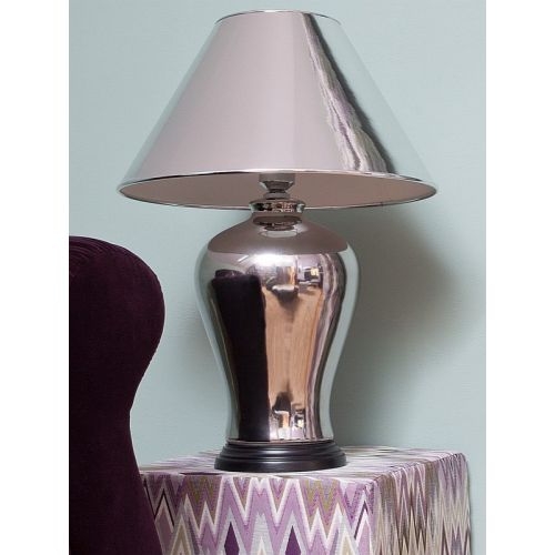 Dekoria Lampa Silver wys. 64cm