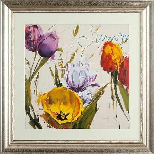 Dekoria Obraz w ramie 71x71cm tulipany 1