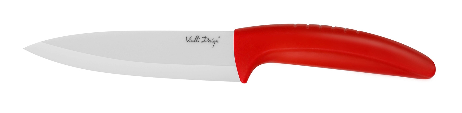 Nóż ceramiczny uniwersalny czerwony 13 cm W130AR Vialli Design