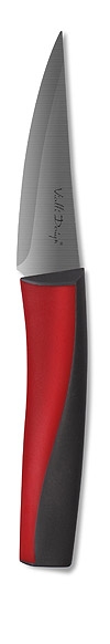 Nóż do obierania 700GR 8,5 cm szaro-czerwony 1987 Vialli Design
