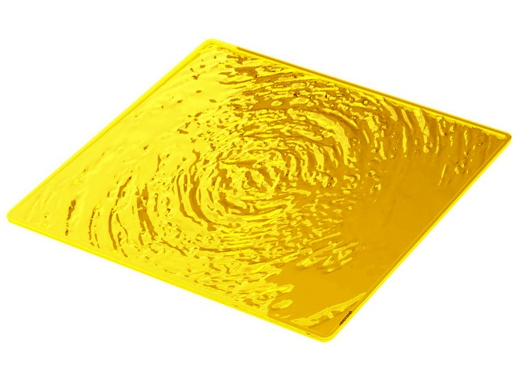Komplet 6-ciu podstawek 9x9cm Aqua żółty Guzzini