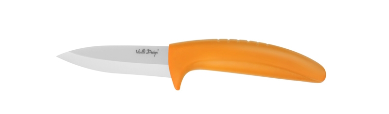 Nóż ceramiczny do obierania pomarańczowy 7,5 cm Vialli Design