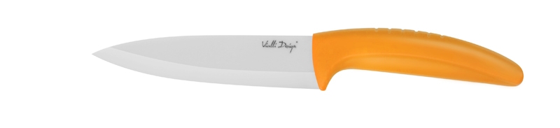 Nóż ceramiczny uniwersalny pomarańczowy 13 cm Vialli Design