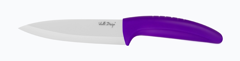 Nóż ceramiczny uniwersalny fioletowy 13 cm Vialli Design