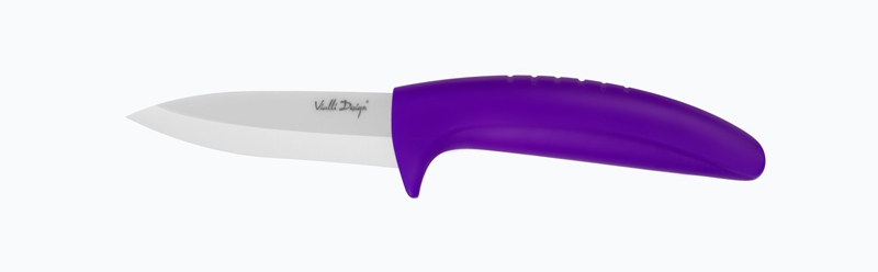 Nóż ceramiczny do obierania fioletowy 7,5 cm Vialli Design