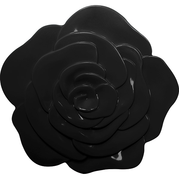 Podkładka pod naczynia Rose czarna Zak! Designs