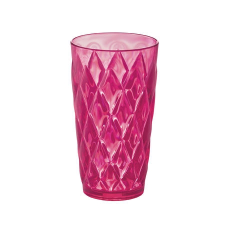 Szklanka Crystal L transparentna różowa 450 ml Koziol