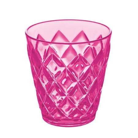 Szklanka Crystal S transparentna różowa 200 ml Koziol