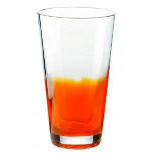 Szklanka do drinków Mirage 420 ml pomarańczowa 2493.02.45 Guzzini
