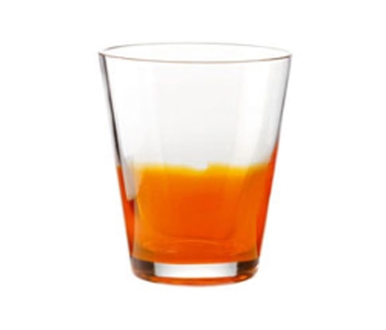 Szklanka do wody Mirage 320 ml pomarańczowa 2493.01.45 Guzzini