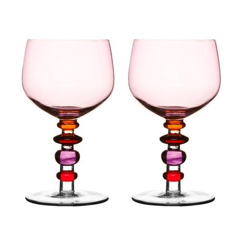 Kieliszki do wina Spectra 2 szt. różowe 350 ml SF-5016225 Sagaform