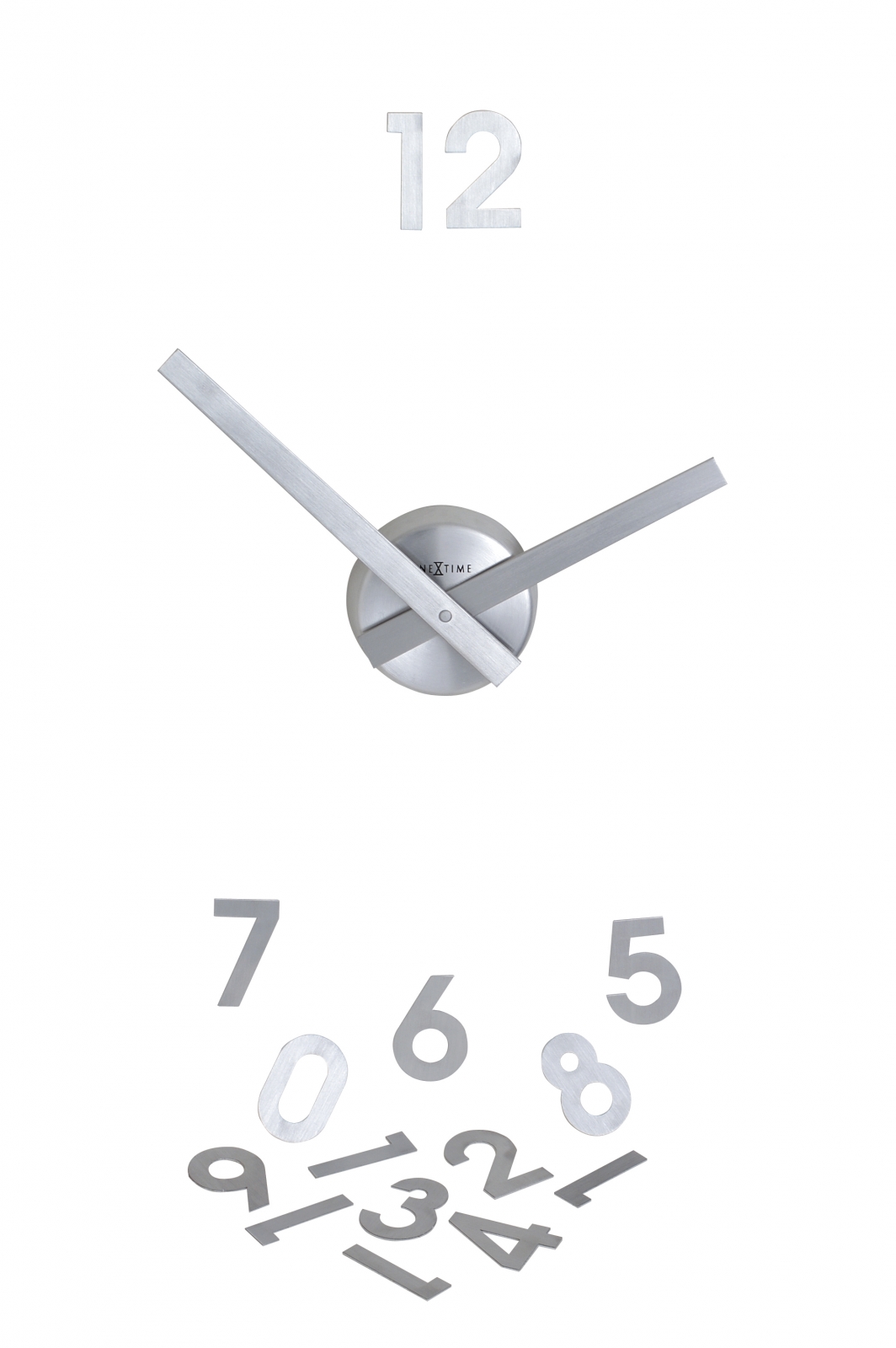 Zegar ścienny Probe 2695 srebrny NeXtime