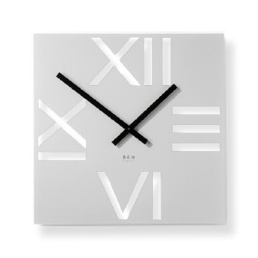 Zegar ścienny Square Roman Silver B2006011 NeXtime