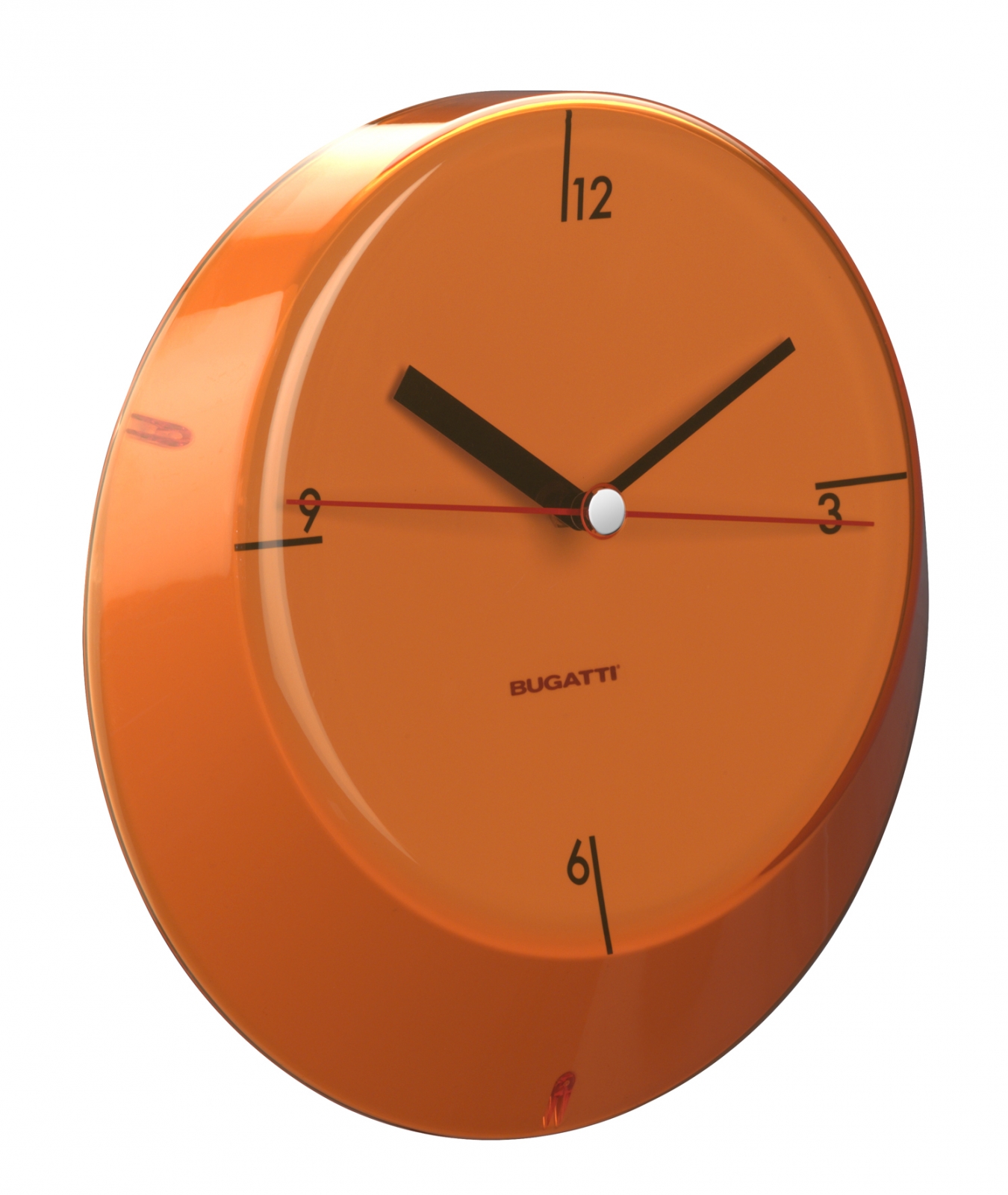 Zegar GLAMOUR pomarańczowy Casa Bugatti