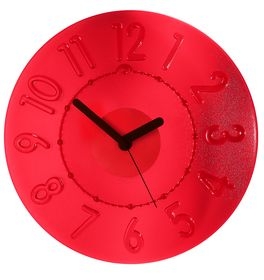Zegar ścienny Time2Go czerwony Casa Guzzini
