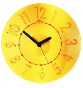 Zegar ścienny Time2Go żółty Casa Guzzini