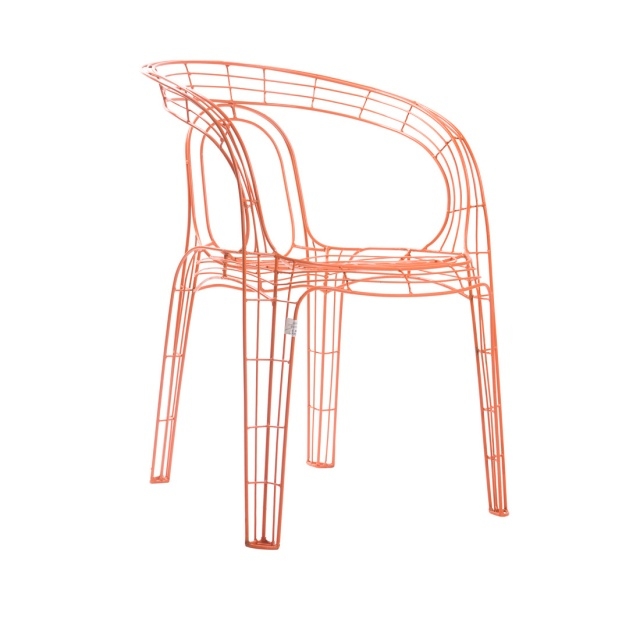 Krzesło WIRE (Pomarańczowy, 14 dni)