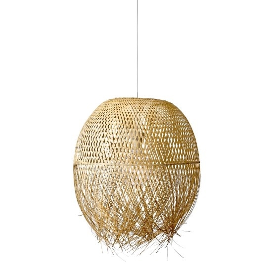 Bambusowa lampa wisząca