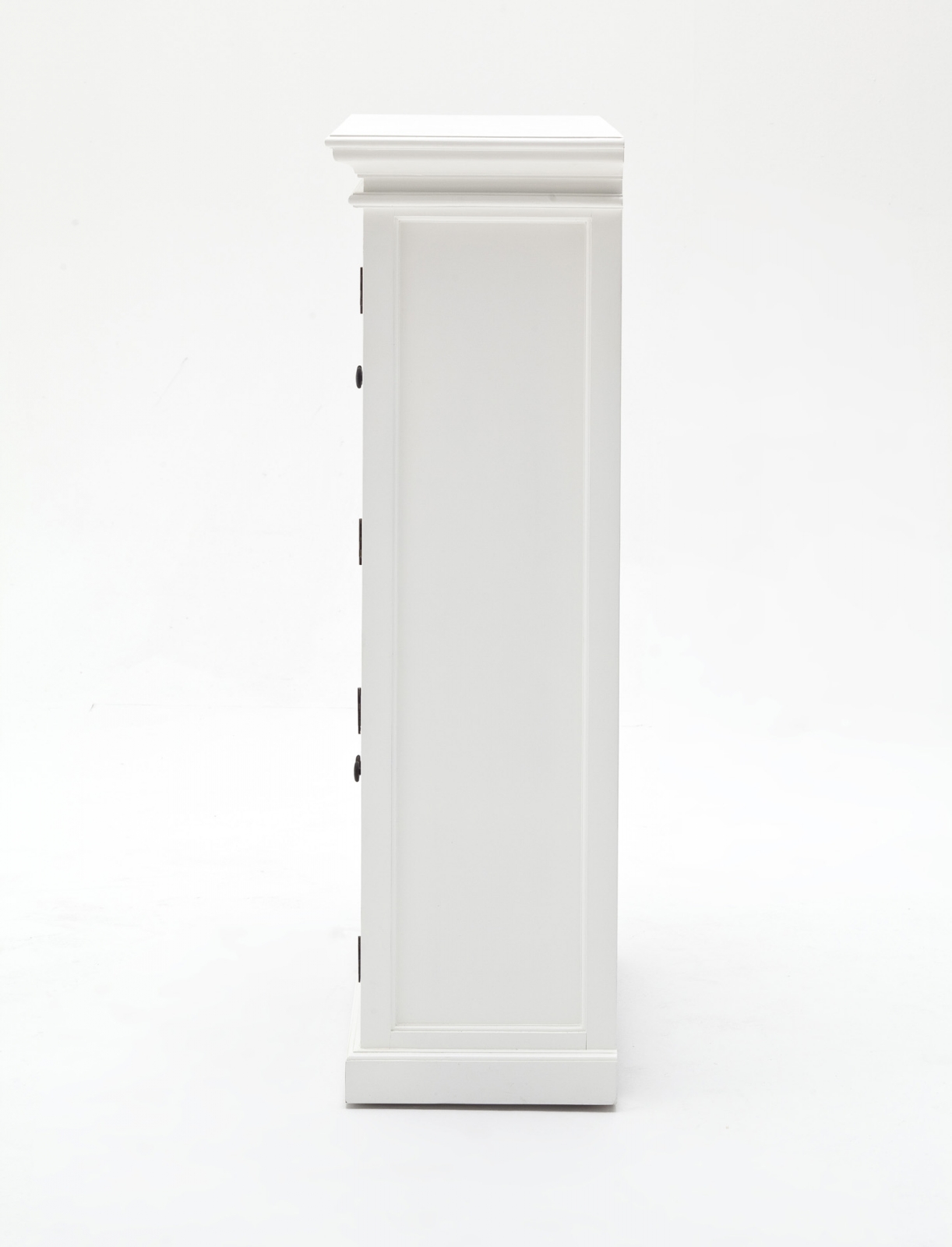 Biała mahoniowa 2-poziomowa witryna