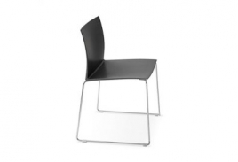 mini: Krzesło Slim Slitta czarne