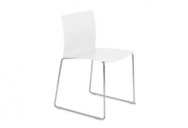 mini: Krzesło Slim Slitta białe
