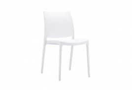 mini: Krzesło Maya białe