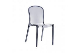 mini: Krzesło Victoria szare - przezroczyste