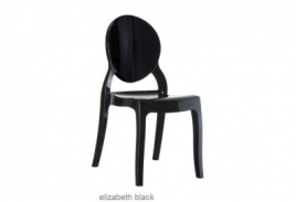 mini: Krzesło Elizabeth czarne