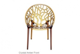 mini: Krzesło Crystal amber przezroczyste