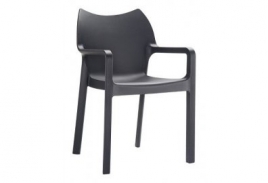 mini: Krzesło Diva czarne