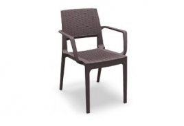 mini: Krzesło Capri brązowe