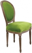 mini: Krzesło Villa Louis Velvet zielone