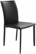 mini: Krzesło skórzane Milano Black