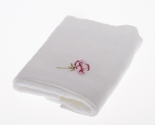 mini: Ręcznik haftowany Camelia