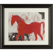 mini: Dekoria Obraz w ramie 71x61cm red horse