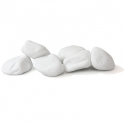 mini: Kamienie do dekorowania biokominków Biała Perła EcoFire