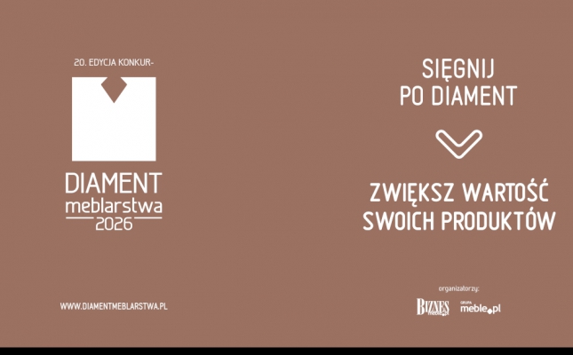 Diament Meblarstwa 2026 – edycja jubileuszowa