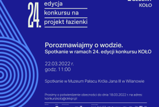 Porozmawiajmy o wodzie - spotkanie w ramach 24. edycji konkursu KOŁO