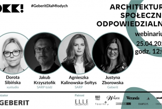 Bezpłatne webinarium #GeberitDlaMłodych Architektura społecznie odpowiedzialna