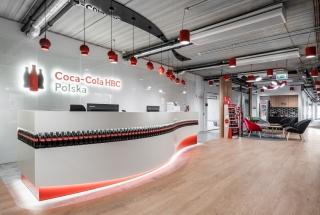 Biuro firmy Coca-Cola HBC w Warszawie