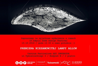 Premiera ALLOW na Łódź Design Festival 2016