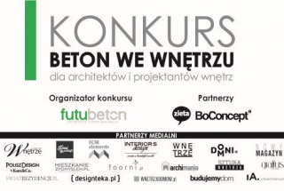 KONKURS "BETON we wnętrzu"