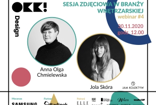 Sesja zdjęciowa w branży wnętrzarskiej - webinar OKK!design i JAM KOLEKTYW