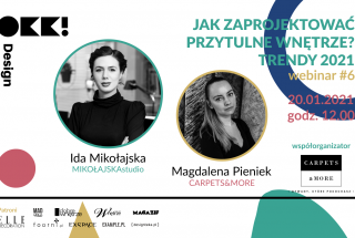 Jak zaprojektować przytulne wnętrze? - webinar OKK design